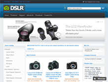 Tablet Screenshot of dslr.com.au